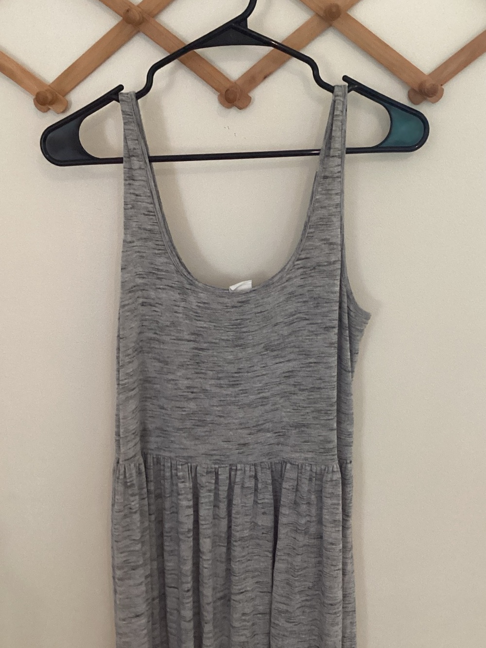 GAP Heather Gray Scoop Neck Sleeveless Dress